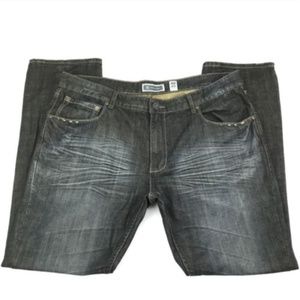 I.N.C International Mens Jeans Size 40 X 32 Black